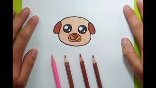 Como dibujar un perro paso a paso 41  How to draw a dog 41 [upl. by Kryska]