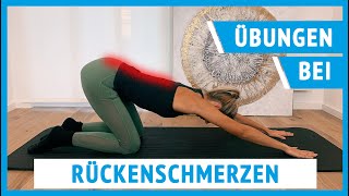 4 Übungen bei Rückenschmerzen  vom Physiotherapeuten [upl. by Ninazan]