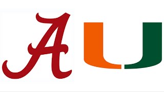 2021 1 Alabama vs 14 Miami Highlights [upl. by Tezile]