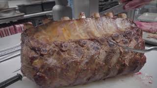 Lawrys Feasts How to Carve Prime Rib at Home [upl. by Monahan]