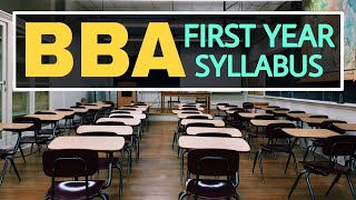 BBA First Year Syllabus Fully Explained in Hindi  BBA Course details in Hindi  by Sunil Adhikari [upl. by Nelehyram]