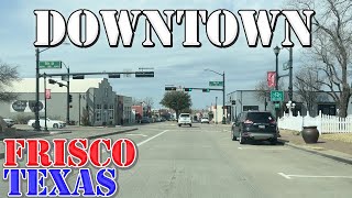 Frisco  Texas  4K Downtown Drive [upl. by Ailerua]