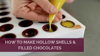 How to Make Hollow Shells amp Filled Chocolates [upl. by Lynch]