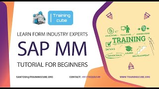 SAP MM Online Training Full TUTORIAL FOR BEGINNERS  Training Cube  9848346149 [upl. by Oeram]