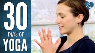 Day 20  Heart Practice  30 Days of Yoga [upl. by Clementi718]