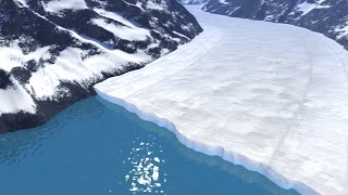 Animation How a Glacier Melts [upl. by Launame337]