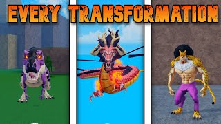 Every Transformation Fruit In King Legacy [upl. by Nawad]