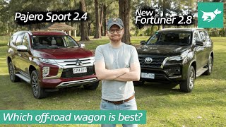 Toyota Fortuner vs Mitsubishi Pajero Sport 2021 comparison  Chasing Cars [upl. by Hgielsa]