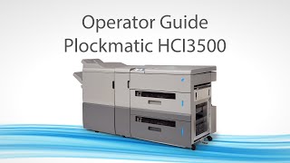 Plockmatic HCI3500 Operator Guide [upl. by Artenra]