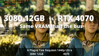 3080 12GB vs 4070 The Ultimate Comparison [upl. by Neomah]