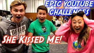 I got KISSED Ultimate YouTube Challenge With Carter Sharer [upl. by Alduino727]