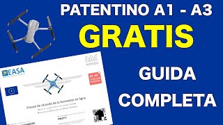 PATENTINO A1  A3 GRATIS  GUIDA COMPLETA [upl. by Nylavad904]