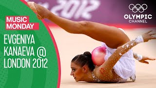 Evgeniya Kanaevas mesmerizing Ball Routine at London 2012  Music Monday [upl. by Leahcimnhoj536]