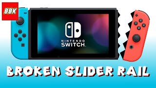 Repairing Broken Nintendo Switch Console Slider Right  Left Rail [upl. by Stoecker701]