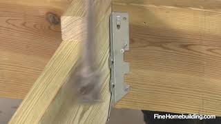 How to Install a Joist Hanger [upl. by Addia]