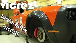 Vicrez Dodge Challenger WideBody install Howto [upl. by Brittaney423]