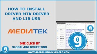 How to Install Driver MTK dRivers And Lib USB [upl. by Ruhtra]