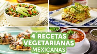 4 recetas vegetarianas mexicanas  Kiwilimón [upl. by Ayotna]