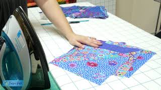 Tridazzle Quilt Quick class from 10quot squares [upl. by Ydde]