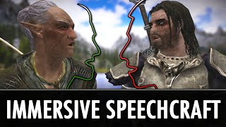 Skyrim Mod Immersive Speechcraft [upl. by Dorsy]