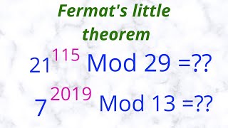 Solving Fermats Little Theorem The Easy Way😀 [upl. by Yliak662]