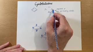 Cyclobutadiene Pi Molecular Orbitals [upl. by Marvella]