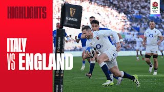 Highlights  Italy v England  Guinness Mens Six Nations [upl. by Clarisa]