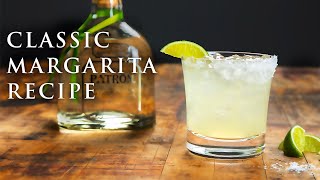 Classic Margarita Recipe  Easy Tequila Cocktails  Patrón Tequila [upl. by Assyral]