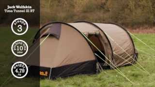 Jack Wolfskin Time Tunnel III RT Tent  Cotswold Outdoor product video [upl. by Westlund]