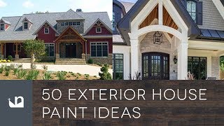 50 Exterior House Paint Ideas [upl. by Feliza]