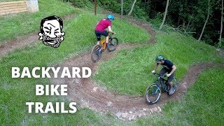 Backyard MTB Trails  Building amp Riding [upl. by Vandyke]