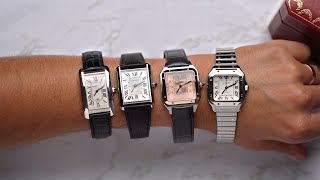 The Cult of Cartier  Tank Americaine Tank Must SantosDumont LE and Santos [upl. by Atirres]