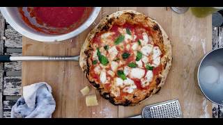 Margherita Pizza Neapolitan Style Baked in Roccbox [upl. by Drannel]