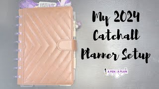 My Catchall Planner Setup 2024  A5 Discbound Planner [upl. by Lyret]