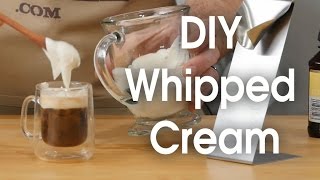 DIY whipped cream in 60 seconds [upl. by Goldenberg]