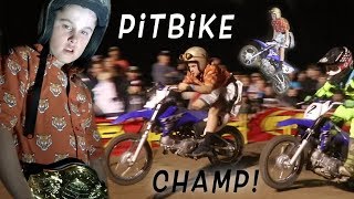 Dangerboy Wins World National Pit Bike Championships at Mini Os [upl. by Eanaj]