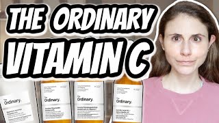 ALL THE ORDINARY VITAMIN C PRODUCTS Dermatologist Review  Dr Dray [upl. by Anailuig]