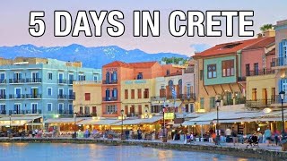 Crete Greece ULTIMATE 5 Day Travel Guide 🇬🇷 [upl. by Nilram]