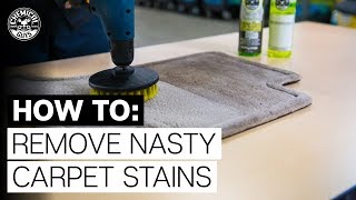 Best Way To Clean Nasty Carpet Stains  Toyota 4Runner  Chemical Guys [upl. by Brock279]