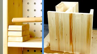 Top 10 Videos – Unbelievably Simple DIY Wood Projects [upl. by Egan]