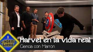 ¡Marvel en la vida real Anthony Mackie y Danny Ramírez asombrados con los inventos  El Hormiguero [upl. by Luce945]