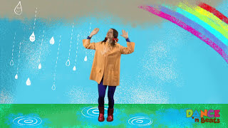 Preschool Learn to Dance Drip Drop Rain [upl. by Mame]