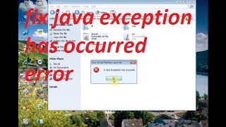 fix java exception has occurred error [upl. by Reisman]