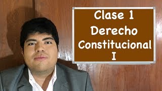 Derecho Constitucional I clase 1 [upl. by Linden]