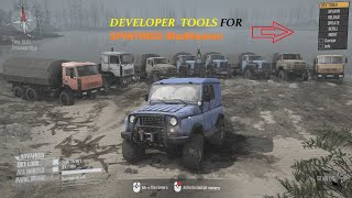 SpinTires MudRunner How To Get DEV TOOLS for SpinTires MudRunner CRACKED VERSIONS [upl. by Lekkim923]