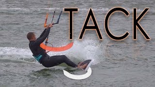 Tack Tutorial Strapless amp Directional Kitesurf Series [upl. by Teragramyram]