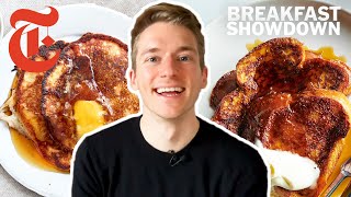 Which Breakfast Food Is Best  Pancakes vs Waffles vs French Toast  NYT Cooking [upl. by Sldney]