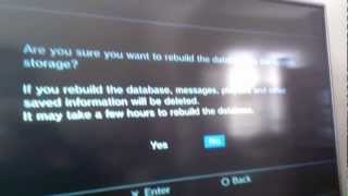 How to Rebuild The PS3 Database  Recovery Menu  Safe Menu [upl. by Nitram522]