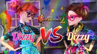 VERSUS Disney Descendants 2 Custom Dizzy Doll VS Hasbro Official Dizzy Doll [upl. by Amadis]