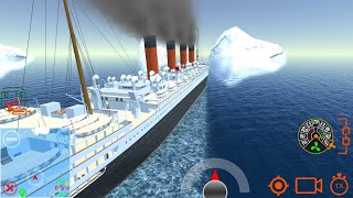 RMS Aquitania hits the iceberg  Ship Handling Simulator  Ship Mooring 3D [upl. by Cassi]